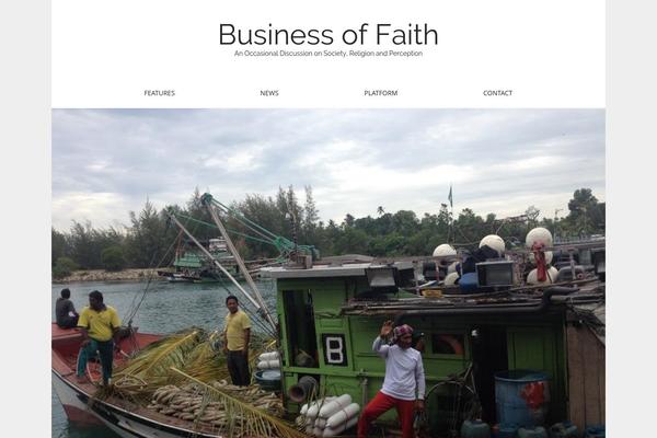 Matheson theme site design template sample