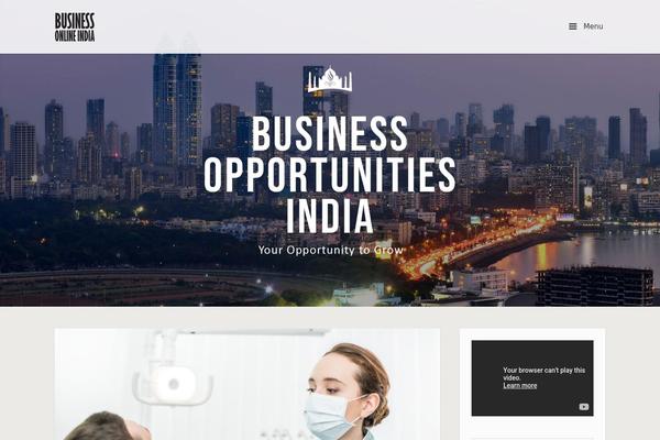 Influence theme site design template sample