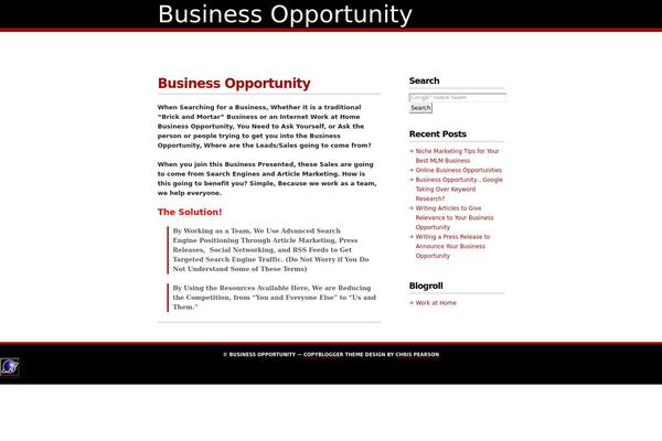 Copyblogger theme site design template sample