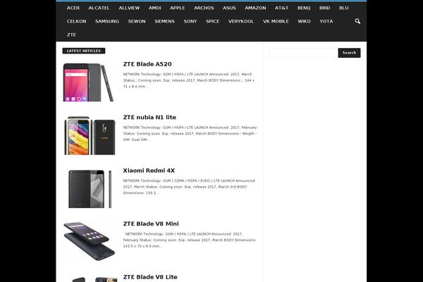 NewsMag theme site design template sample