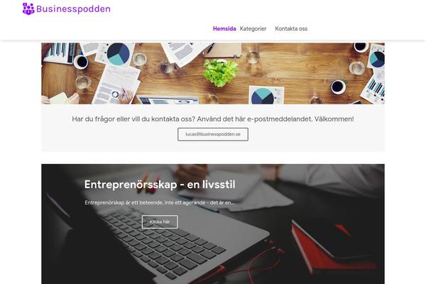 Techno theme site design template sample