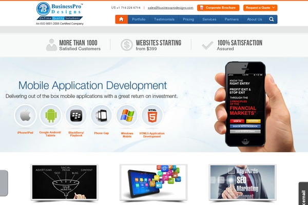 Site using jQuery Vertical Scroller plugin