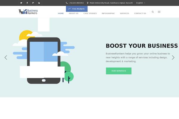 Easyweb theme site design template sample