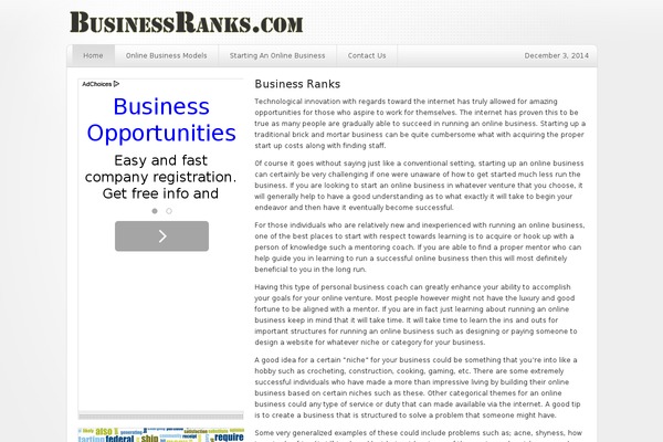 Platinum theme site design template sample