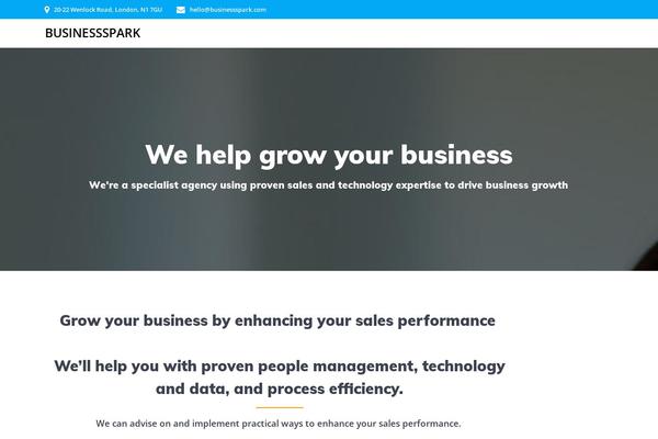 Mesmerize theme site design template sample