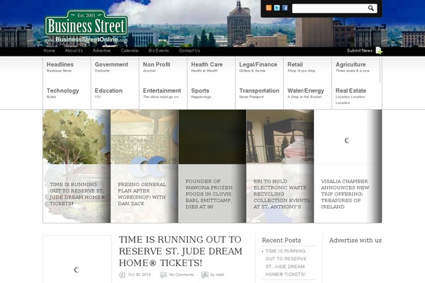 businessstreetonline.com site used Newscast