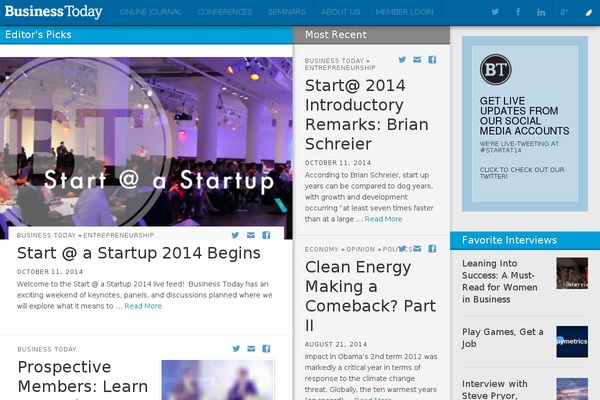 BizToday theme websites examples