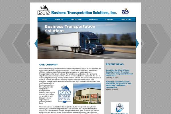 Bts theme site design template sample