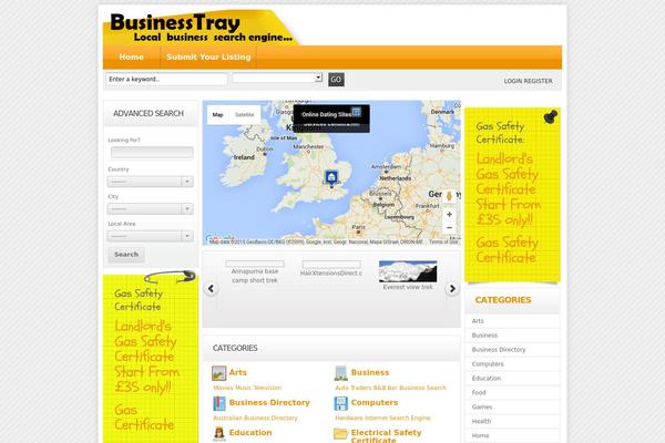 businesstray.com site used Directorypress