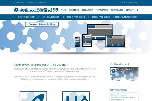 businesswebsites199.com site used Nictitate-2.0.3