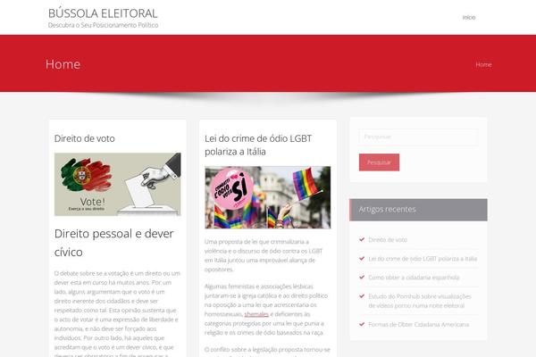 Content theme site design template sample