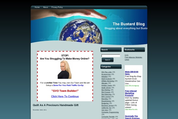 Going Green theme site design template sample