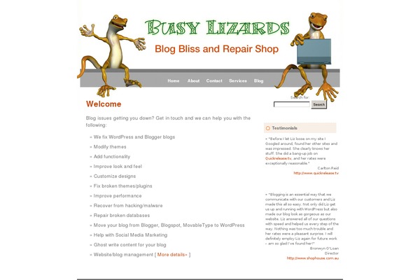 LiasOrangeC theme site design template sample