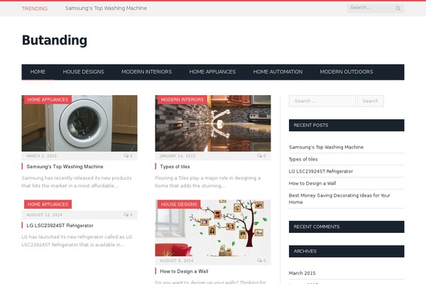 Grace theme site design template sample