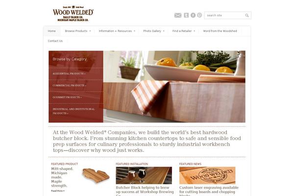 The7 Child theme site design template sample
