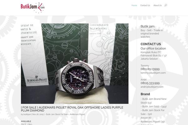 butikjam.com site used Divi-1.5