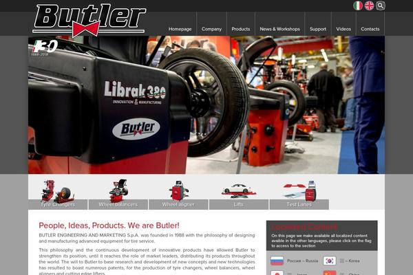 butler.it site used Butlertheme
