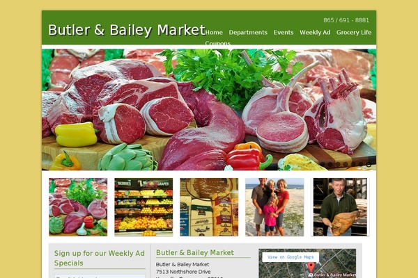 Bottega theme site design template sample