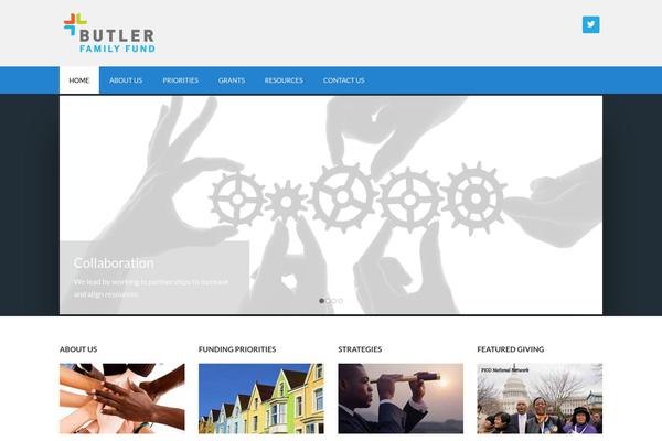 Outreach Pro theme site design template sample