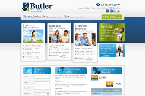 butlermortgage.ca site used Butler