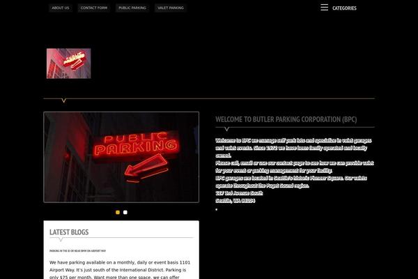Supernova theme site design template sample