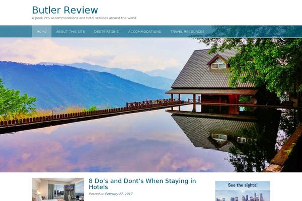 Panoramic theme site design template sample