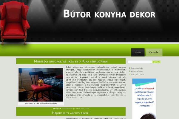 WordPress website example screenshot