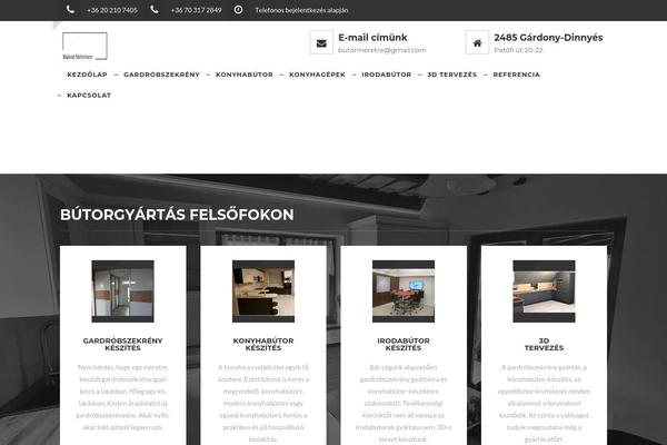 Furniture theme site design template sample