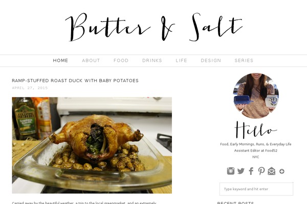 butterandsaltblog.com site used Galaxis