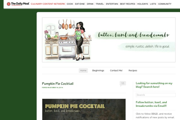 Forever theme site design template sample