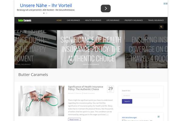 Truemag theme site design template sample