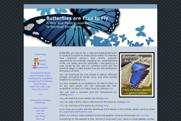 Spacious theme site design template sample