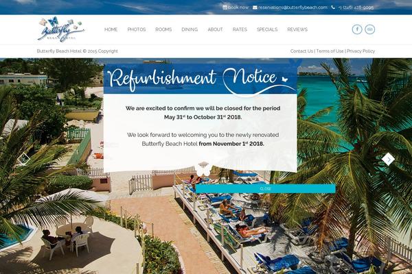 Holiday theme site design template sample