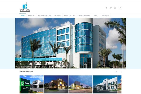 Construction theme site design template sample