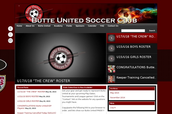 Football Club theme site design template sample