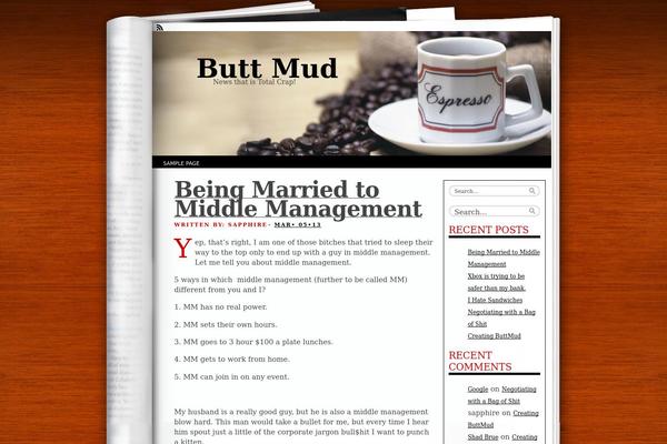 Fresh Ink Magazine theme site design template sample