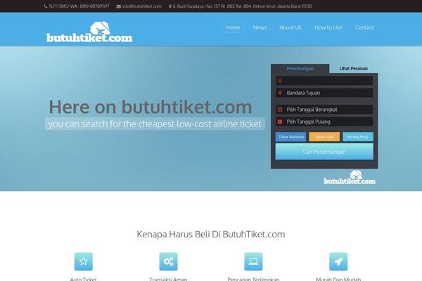 Vibe theme site design template sample