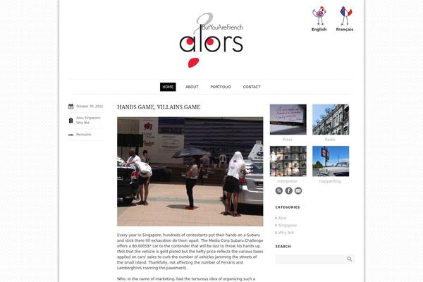 Arcadia theme site design template sample