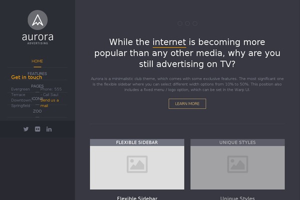 Kasa theme site design template sample
