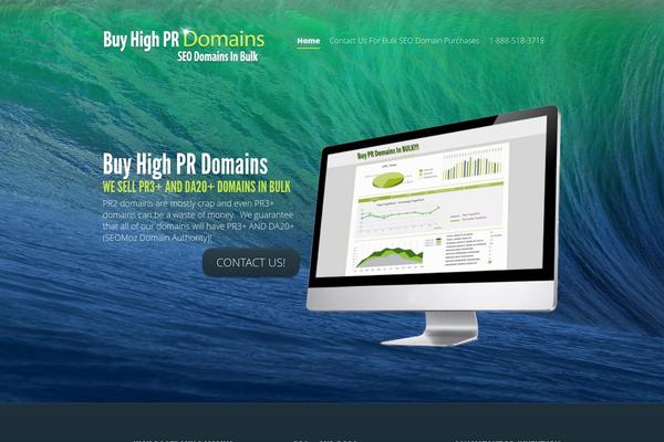 Fusion theme site design template sample