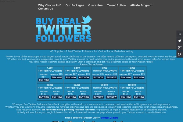 buy-real-twitter-followers.com site used Spine