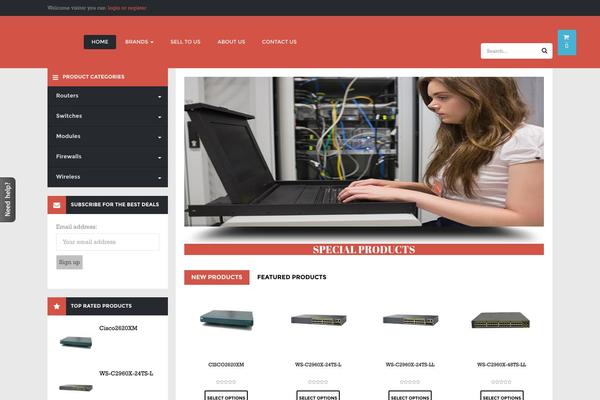 Bigshop theme site design template sample