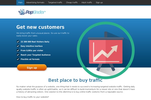 JustLanded theme site design template sample