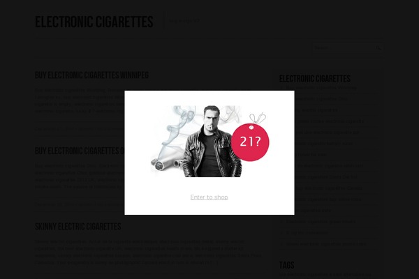 Hannari theme site design template sample