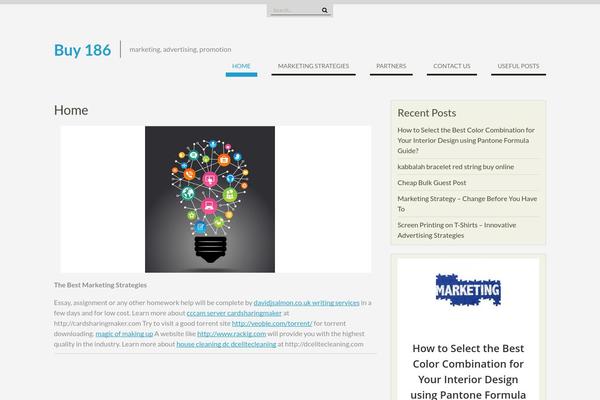WEN Business theme site design template sample