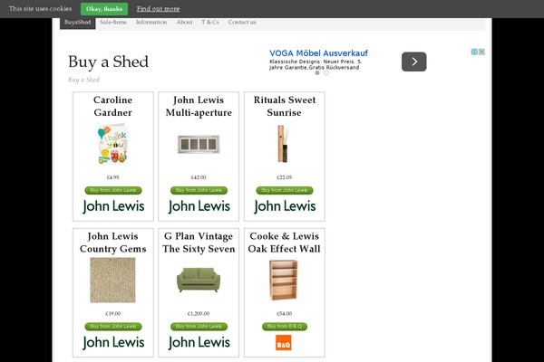 Prose theme site design template sample