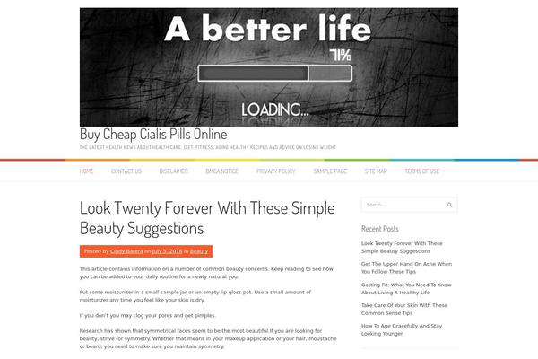 Patus theme site design template sample