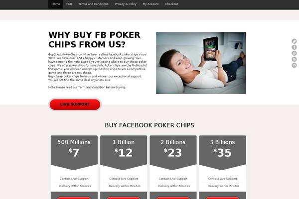 JustLanded theme site design template sample