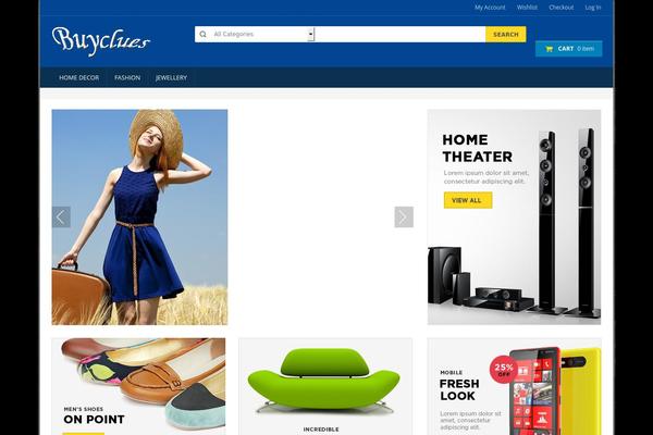 Porto theme site design template sample