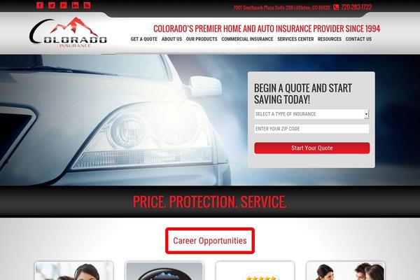 Alexandria theme site design template sample